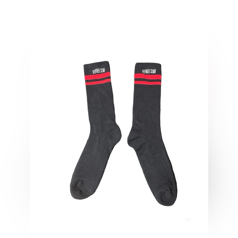 Jeffree Star, One Size, Black Crew Socks